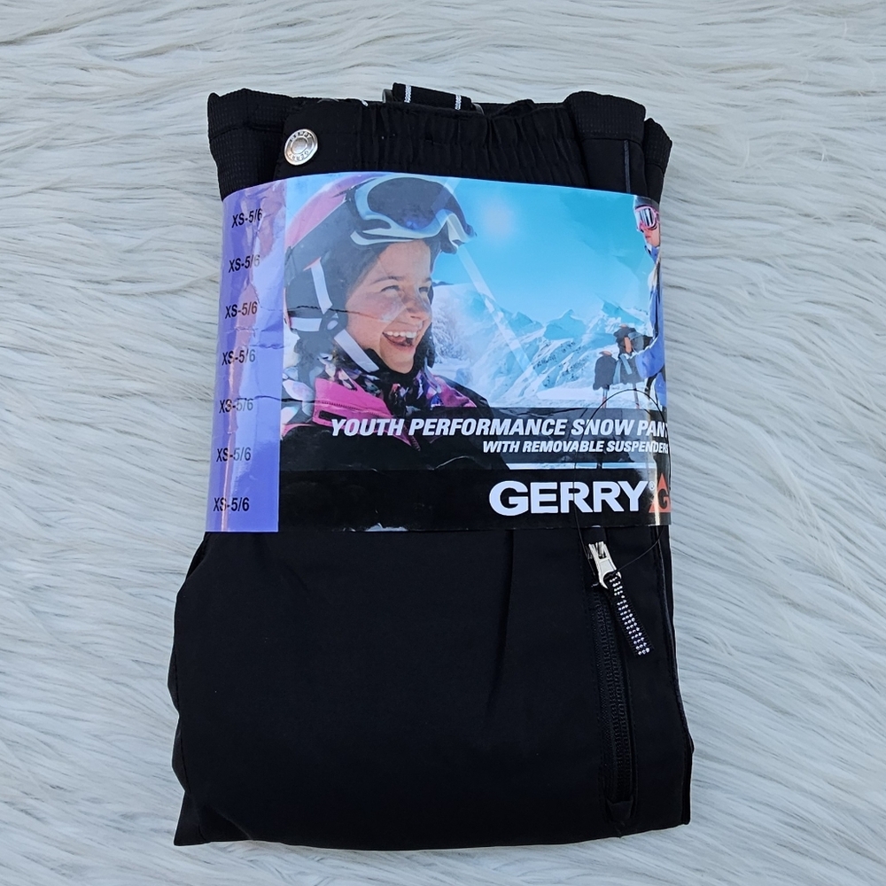 Gerry Girls' Performance Snow Pants with Removable Suspenders Ski Pants XS